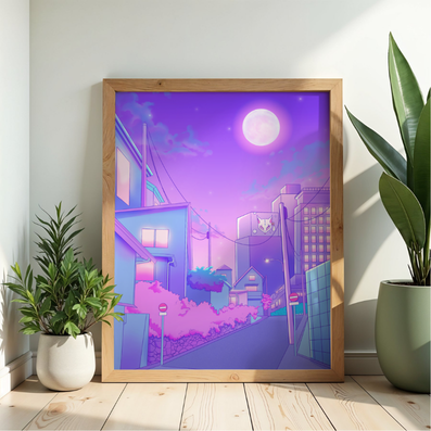 Print paysage urbain