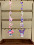 Lot porte clés match sanrio