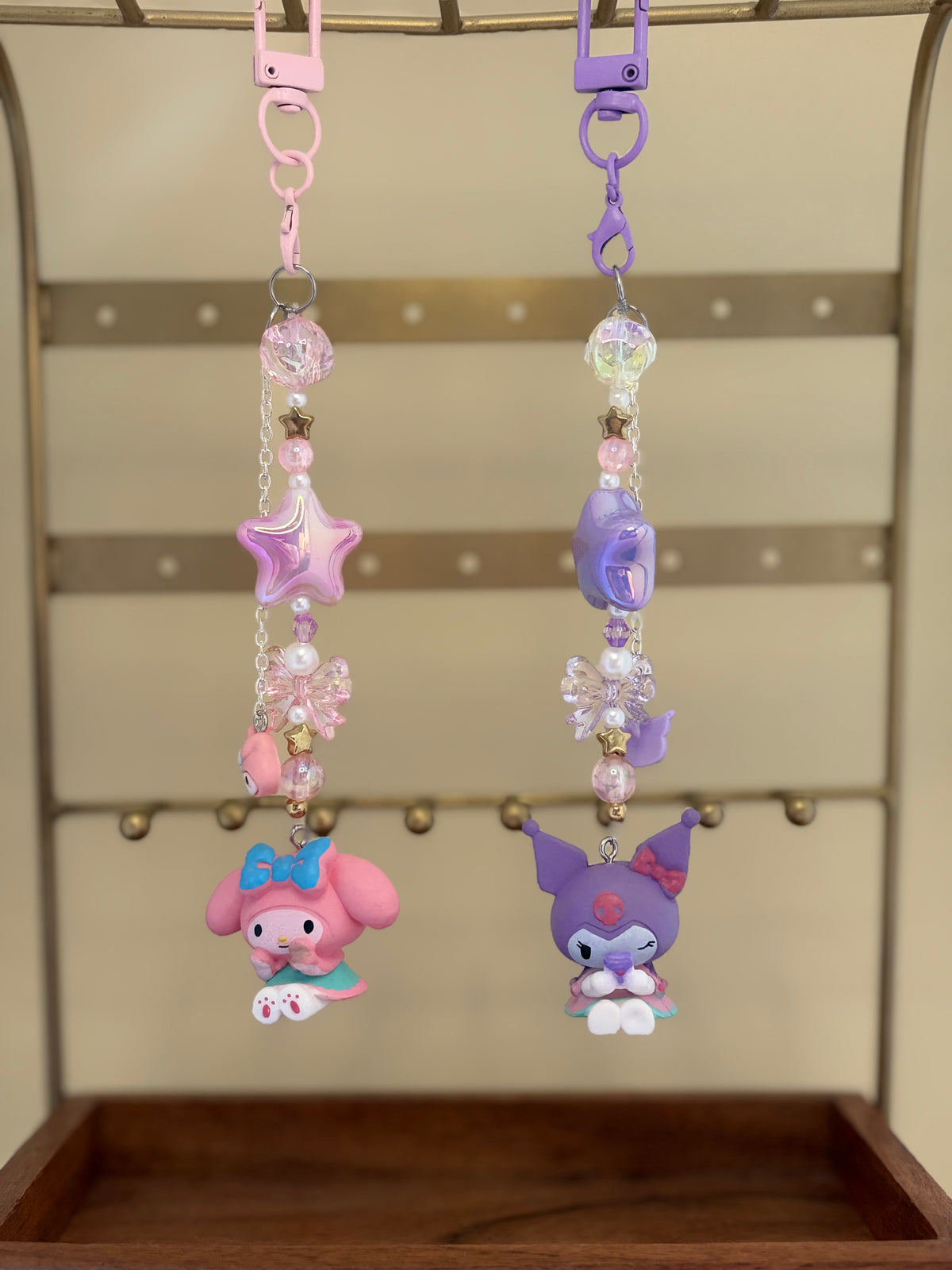 Lot porte clés match sanrio