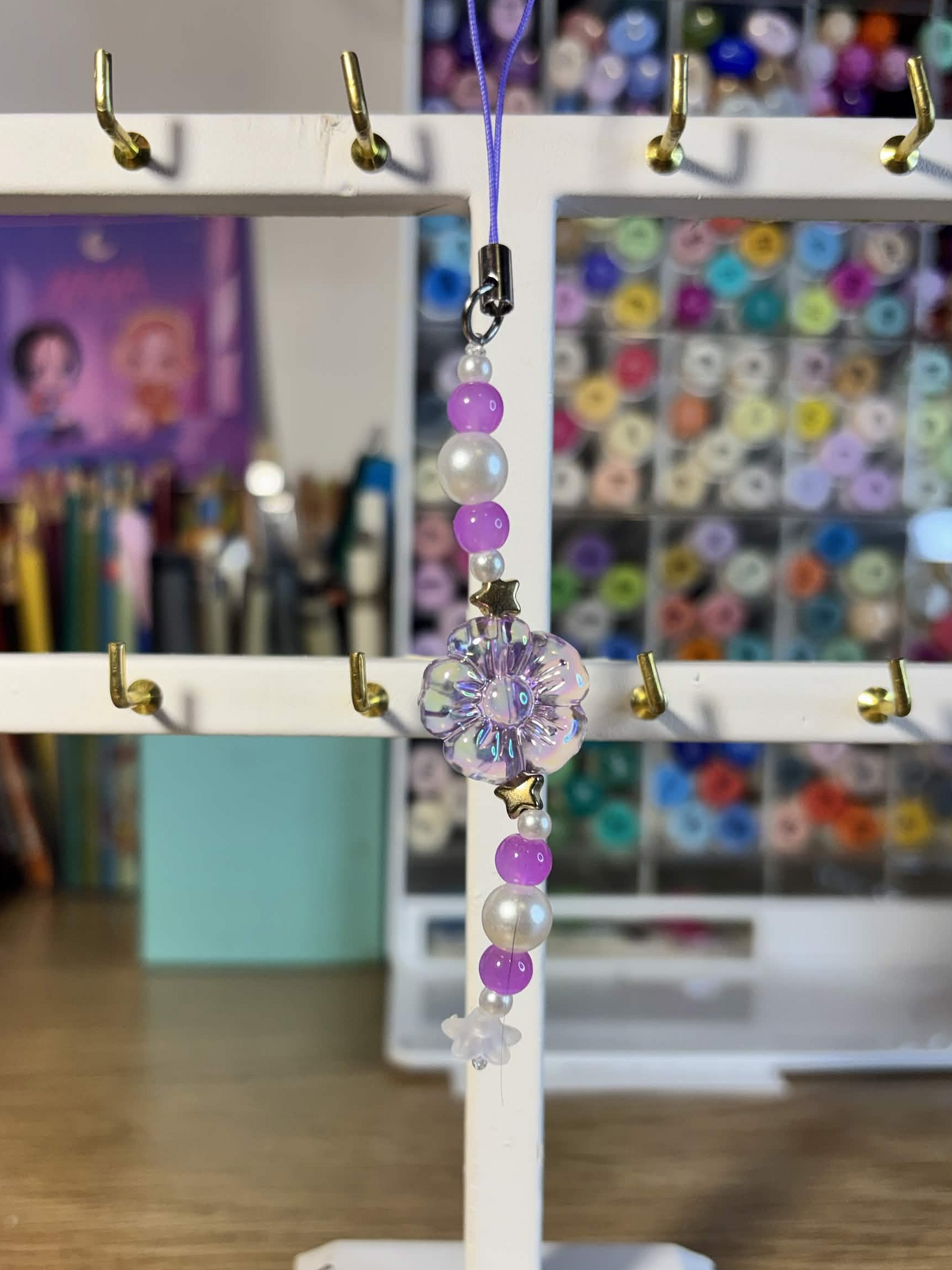 Phone charms fleur