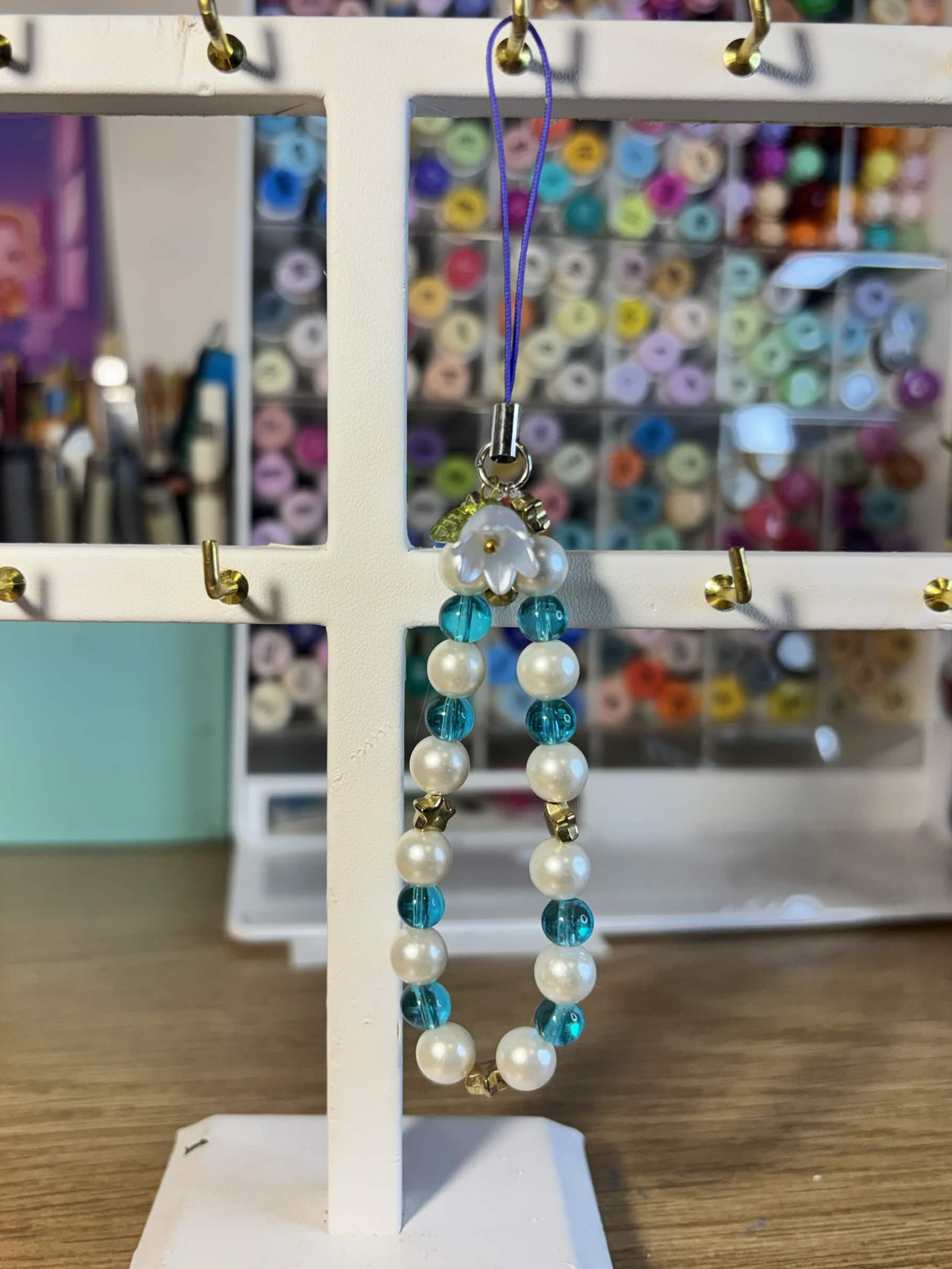 Phone charms bracelet