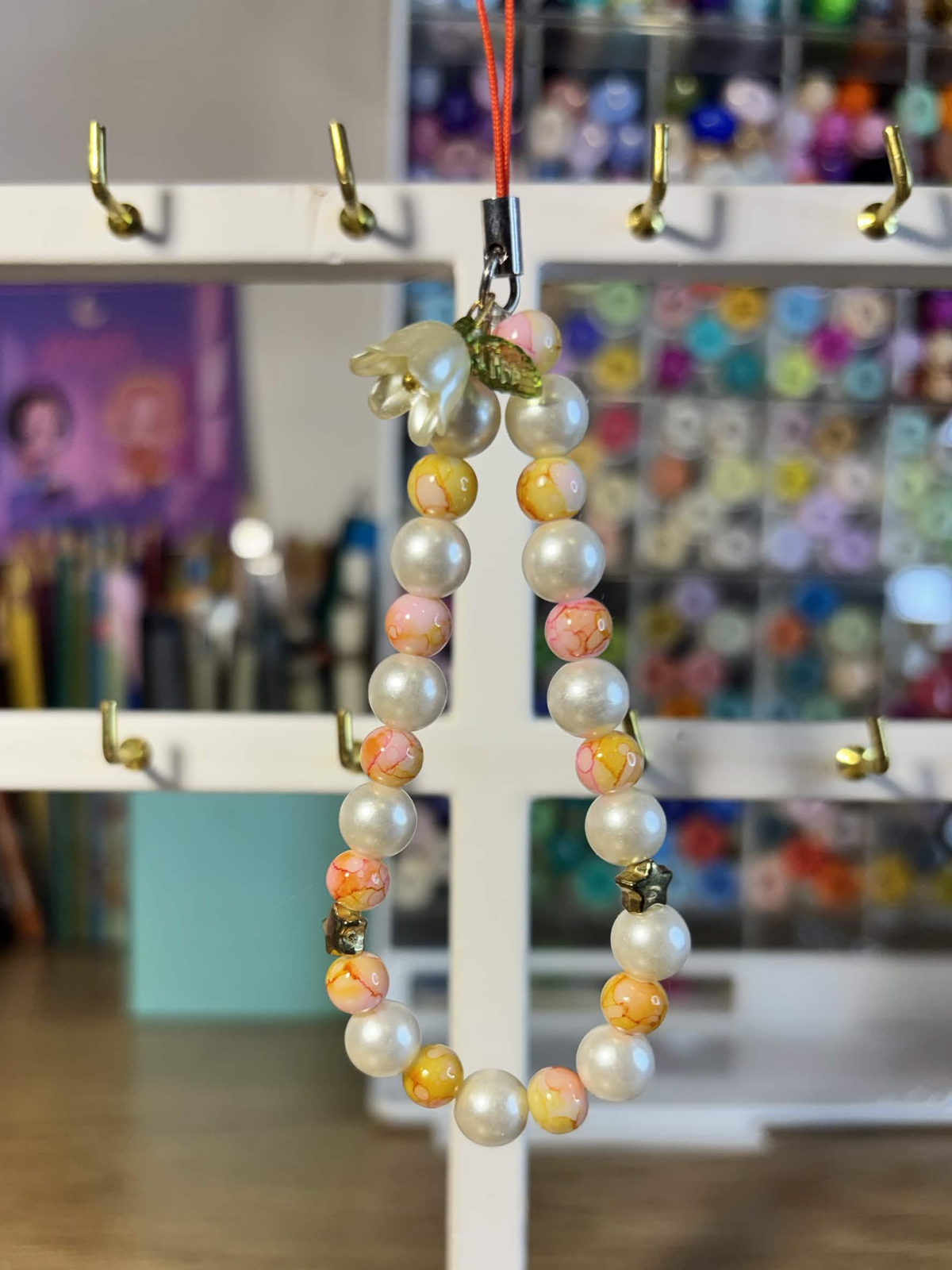 Phone charms bracelet