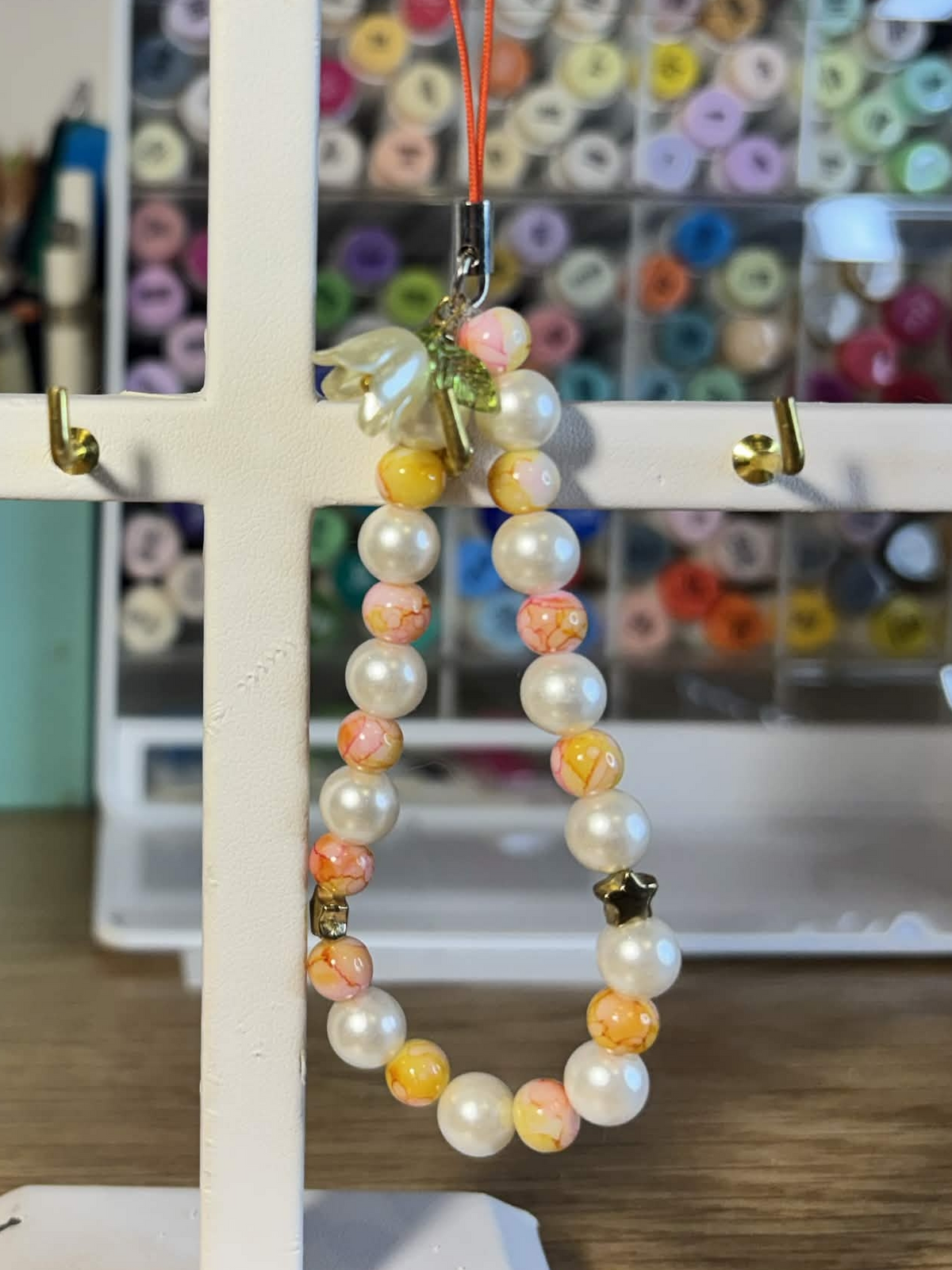 Phone charms bracelet
