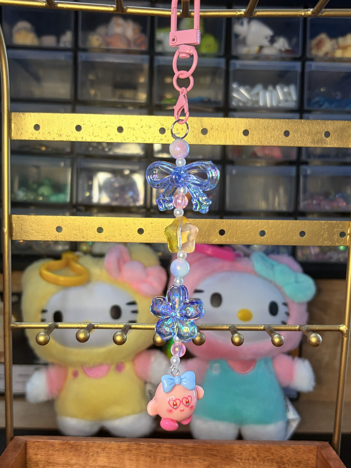 Porte clés Kirbi bleu