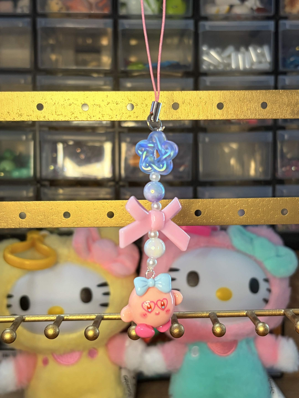 Phone charms Kirbi bleu